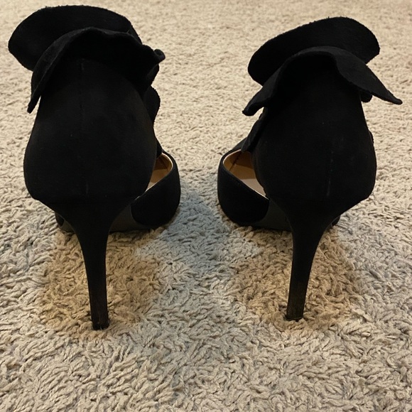 🖤Christian Siriano • black suede heel • 7 • VGUC - Picture 5 of 10